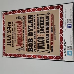 COPY - Promo Poster - Bob Dylan's AMERICANARAMA Festival Of Music @Virginia Bea…